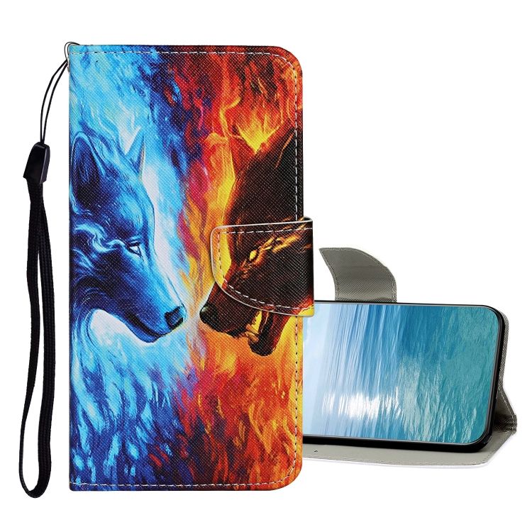 Knižkové puzdro Trendy Cross case Vlk v plameňoch – Xiaomi Redmi 10C | Kryty na mobil Kryty na mobil | Knižkové puzdro Trendy Cross case Vlk v plameňoch – Xiaomi Redmi 10C | Kryty na mobil