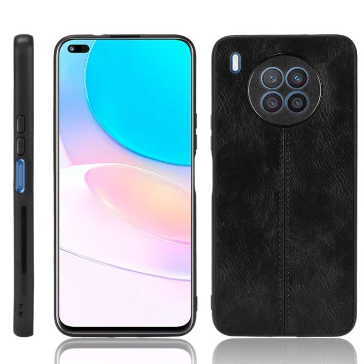 Kryt Shockproof Sewing Cow Pattern čierny – Honor 50 Lite / Huawei Nova 8i | Kryty na mobil Kryty na mobil | Kryt Shockproof Sewing Cow Pattern čierny – Honor 50 Lite / Huawei Nova 8i | Kryty na mobil