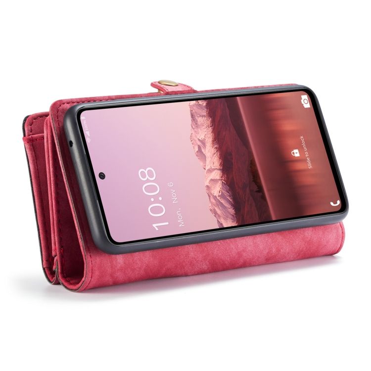 Multifunkčné peňaženkové puzdro CaseMe Detachable červené – Samsung Galaxy A53 5G | Kryty na mobil Kryty na mobil | Multifunkčné peňaženkové puzdro CaseMe Detachable červené – Samsung Galaxy A53 5G | Kryty na mobil