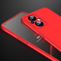 Kryty na mobil | Ochranný kryt 360 Protection červený – Oppo Reno7 Lite (Reno 7 Lite) | Kryty na mobil