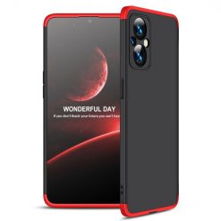 Kryty na mobil | Ochranný kryt 360 Protection čierno-červený – Oppo Reno7 Lite (Reno 7 Lite) | Kryty na mobil