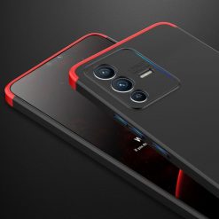 Kryty na mobil | Ochranný kryt 360 Protection čierno-červený – Vivo V23 5G | Kryty na mobil