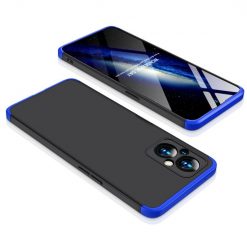 Kryty na mobil | Ochranný kryt 360 Protection čierno-modrý – Oppo Reno7 Lite (Reno 7 Lite) | Kryty na mobil