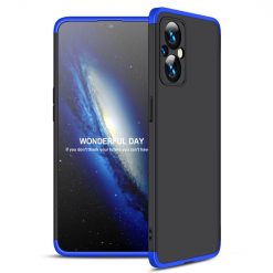 Kryty na mobil | Ochranný kryt 360 Protection čierno-modrý – Oppo Reno7 Lite (Reno 7 Lite) | Kryty na mobil
