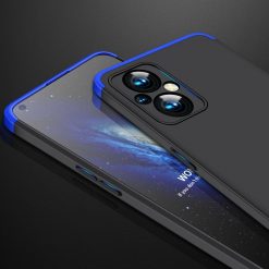 Kryty na mobil | Ochranný kryt 360 Protection čierno-modrý – Oppo Reno7 Lite (Reno 7 Lite) | Kryty na mobil