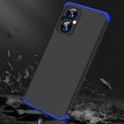 Kryty na mobil | Ochranný kryt 360 Protection čierno-modrý – Oppo Reno7 Lite (Reno 7 Lite) | Kryty na mobil
