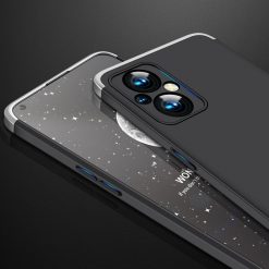 Ochranný kryt 360 Protection čierno-strieborný – Oppo Reno7 Lite (Reno 7 Lite) | Kryty na mobil Kryty na mobil | Ochranný kryt 360 Protection čierno-strieborný – Oppo Reno7 Lite (Reno 7 Lite) | Kryty na mobil