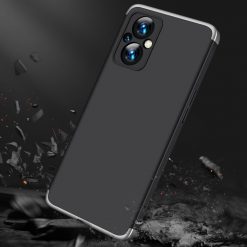 Ochranný kryt 360 Protection čierno-strieborný – Oppo Reno7 Lite (Reno 7 Lite) | Kryty na mobil Kryty na mobil | Ochranný kryt 360 Protection čierno-strieborný – Oppo Reno7 Lite (Reno 7 Lite) | Kryty na mobil