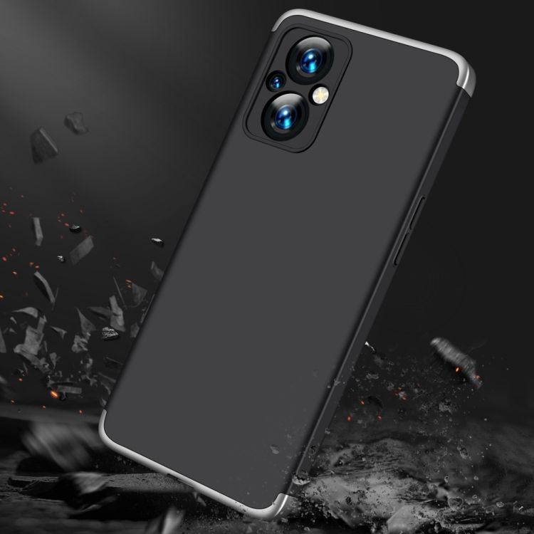 Ochranný kryt 360 Protection čierno-strieborný – Oppo Reno7 Lite (Reno 7 Lite) | Kryty na mobil Kryty na mobil | Ochranný kryt 360 Protection čierno-strieborný – Oppo Reno7 Lite (Reno 7 Lite) | Kryty na mobil