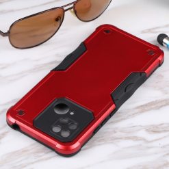 Kryty na mobil | Odolný kryt Mighty case červený – Xiaomi Redmi 10C | Kryty na mobil