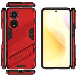 Kryty na mobil | Odolný Kryt Punk armor case červený – Huawei Nova 9 / Honor 50 | Kryty na mobil