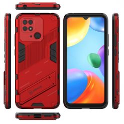 Odolný Kryt Punk armor case červený – Xiami Redmi 10C | Kryty na mobil Kryty na mobil | Odolný Kryt Punk armor case červený – Xiami Redmi 10C | Kryty na mobil