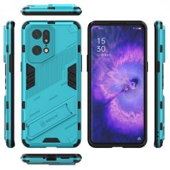 Kryty na mobil | Odolný Kryt Punk armor case modrý – Oppo Find X5 Pro | Kryty na mobil