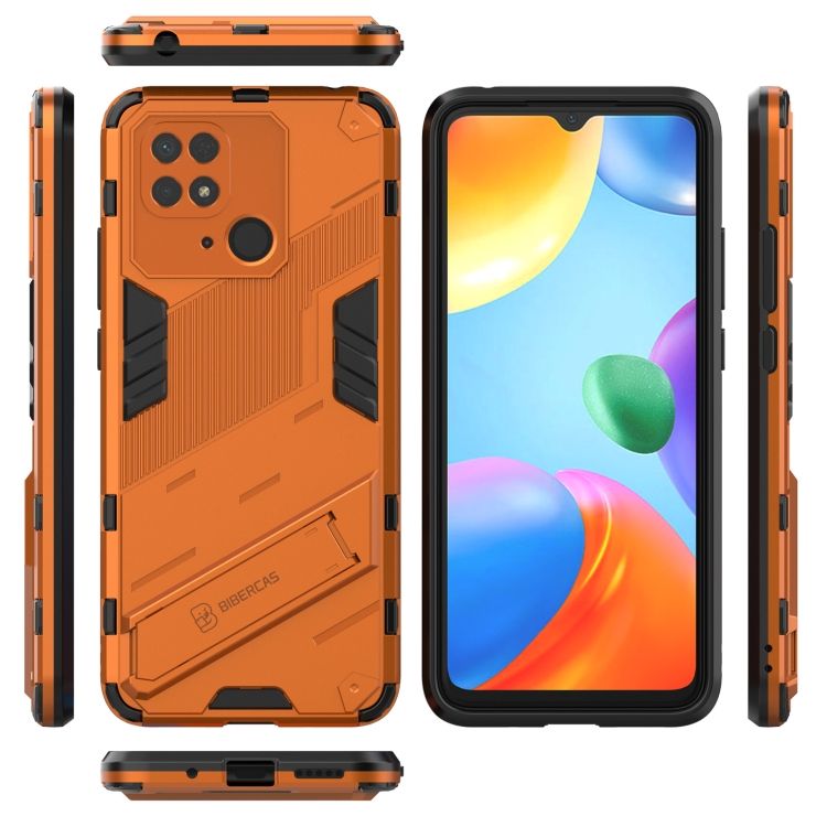 Odolný Kryt Punk armor case oranžový – Xiami Redmi 10C | Kryty na mobil Kryty na mobil | Odolný Kryt Punk armor case oranžový – Xiami Redmi 10C | Kryty na mobil