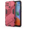 Peňaženkové puzdro Stitching čierno-ružové – Xiaomi Redmi 10C | Kryty na mobil Kryty na mobil | Peňaženkové puzdro Stitching čierno-ružové – Xiaomi Redmi 10C | Kryty na mobil
