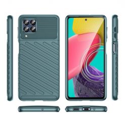 Kryty na mobil | Odolný kryt Thunder Armor zelený – Samsung Galaxy M53 | Kryty na mobil
