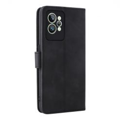 Kryty na mobil | Peňaženkové puzdro Solid čierne – Realme GT 2 Pro | Kryty na mobil