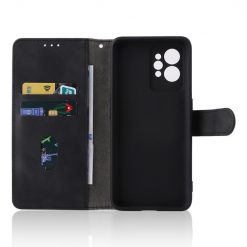 Kryty na mobil | Peňaženkové puzdro Solid čierne – Realme GT 2 Pro | Kryty na mobil