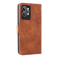 Peňaženkové puzdro Solid hnedé – Realme GT 2 Pro | Kryty na mobil Kryty na mobil | Peňaženkové puzdro Solid hnedé – Realme GT 2 Pro | Kryty na mobil