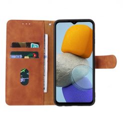 Peňaženkové puzdro Solid hnedé – Samsung Galaxy M23 | Kryty na mobil Kryty na mobil | Peňaženkové puzdro Solid hnedé – Samsung Galaxy M23 | Kryty na mobil