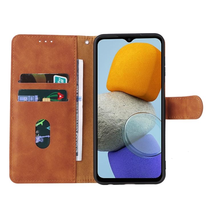 Peňaženkové puzdro Solid hnedé – Samsung Galaxy M23 | Kryty na mobil Kryty na mobil | Peňaženkové puzdro Solid hnedé – Samsung Galaxy M23 | Kryty na mobil