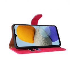 Kryty na mobil | Peňaženkové puzdro Solid ružové – Samsung Galaxy M23 | Kryty na mobil
