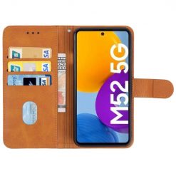 Peňaženkové puzdro Splendid case hnedé – Samsung Galaxy M53 | Kryty na mobil Kryty na mobil | Peňaženkové puzdro Splendid case hnedé – Samsung Galaxy M53 | Kryty na mobil