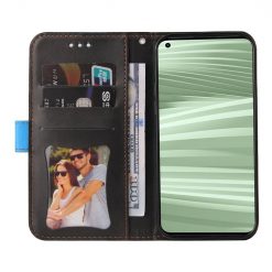 Kryty na mobil | Peňaženkové puzdro Stitching čierno-modré – Realme GT 2 Pro | Kryty na mobil