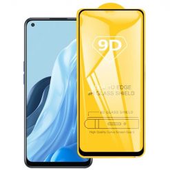 Tvrdené sklo celopovrchové čierne – Oppo Reno 7 5G