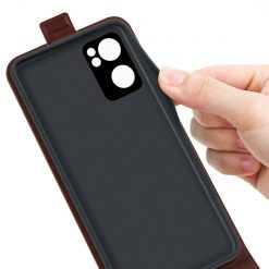 Vyklápacie puzdro Vertical flip case hnedé – Oppo Reno7 5G (Reno 7 5G) | Kryty na mobil Kryty na mobil | Vyklápacie puzdro Vertical flip case hnedé – Oppo Reno7 5G (Reno 7 5G) | Kryty na mobil