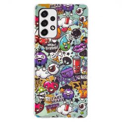 Kryty na mobil | Zadný svietiaci kryt Luminous Pattern Graffiti – Samsung Galaxy A53 5G | Kryty na mobil