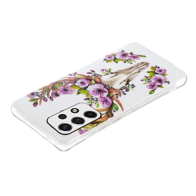 Zadný svietiaci kryt Luminous Pattern Jeleň a kvety – Samsung Galaxy A53 5G | Kryty na mobil Kryty na mobil | Zadný svietiaci kryt Luminous Pattern Jeleň a kvety – Samsung Galaxy A53 5G | Kryty na mobil