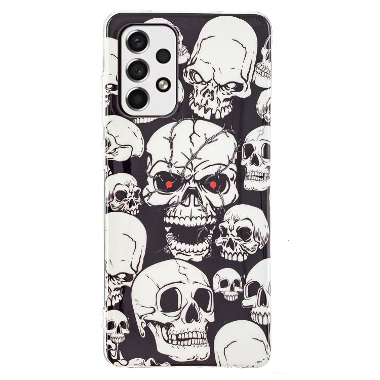 Zadný svietiaci kryt Luminous Pattern Lebky – Samsung Galaxy A53 5G | Kryty na mobil Kryty na mobil | Zadný svietiaci kryt Luminous Pattern Lebky – Samsung Galaxy A53 5G | Kryty na mobil