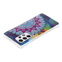 Kryty na mobil | Zadný svietiaci kryt Luminous Pattern Polovičný kvet – Samsung Galaxy A53 5G | Kryty na mobil