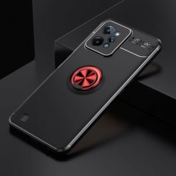 Zadný kryt Metal Ring čierno-červený – Realme C31 | Kryty na mobil Kryty na mobil | Zadný kryt Metal Ring čierno-červený – Realme C31 | Kryty na mobil