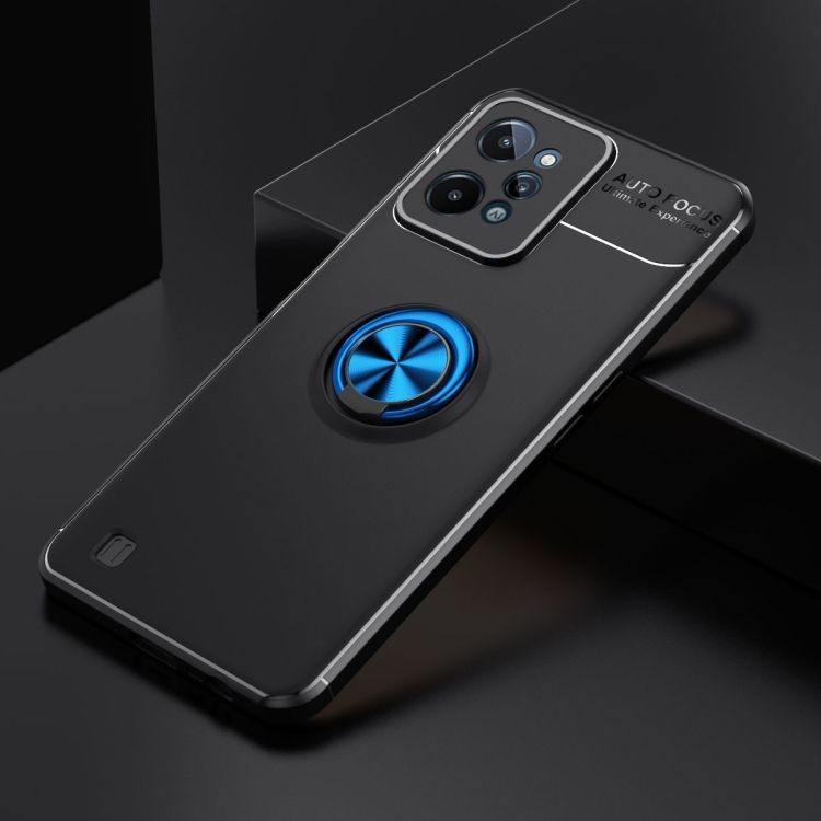 Zadný kryt Metal Ring čierno-modrý – Realme C31 | Kryty na mobil Kryty na mobil | Zadný kryt Metal Ring čierno-modrý – Realme C31 | Kryty na mobil