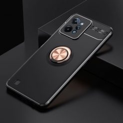 Zadný kryt Metal Ring čierno-ružový – Realme C31 | Kryty na mobil Kryty na mobil | Zadný kryt Metal Ring čierno-ružový – Realme C31 | Kryty na mobil