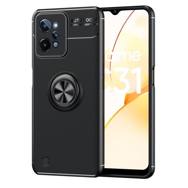 Zadný kryt Metal Ring čierny – Realme C31 | Kryty na mobil Kryty na mobil | Zadný kryt Metal Ring čierny – Realme C31 | Kryty na mobil