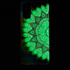 Kryty na mobil | Zadný svietiaci kryt Luminous Pattern Polovičný kvet – Samsung Galaxy A53 5G | Kryty na mobil