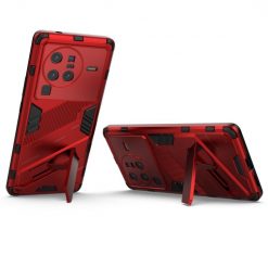 Kryty na mobil | Odolný Kryt Punk armor case červený – Vivo X80 Pro | Kryty na mobil
