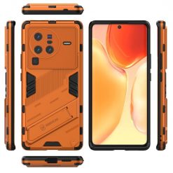 Kryty na mobil | Odolný Kryt Punk armor case oranžový – Vivo X80 Pro | Kryty na mobil
