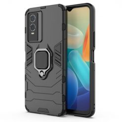 Kryty na mobil | Odolný kryt Ring Armor čierny – Vivo Y76 5G | Kryty na mobil