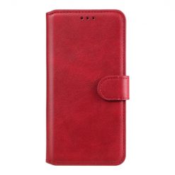 Peňaženkové puzdro Classic Leather case červené – Vivo Y55 5G