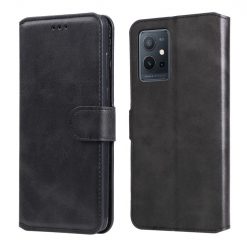 Kryty na mobil | Peňaženkové puzdro Classic Leather case čierne – Vivo Y55 5G | Kryty na mobil