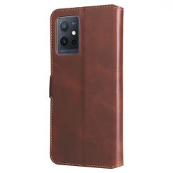 Kryty na mobil | Peňaženkové puzdro Classic Leather case hnedé – Vivo Y55 5G | Kryty na mobil
