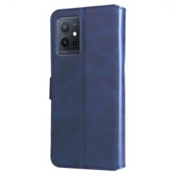 Kryty na mobil | Peňaženkové puzdro Classic Leather case modré – Vivo Y55 5G | Kryty na mobil
