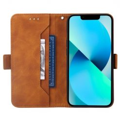 Kryty na mobil | Peňaženkové puzdro Geometric hnedé – Samsung Galaxy A53 5G | Kryty na mobil