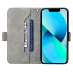 Kryty na mobil | Peňaženkové puzdro Geometric sivé – Samsung Galaxy A53 5G | Kryty na mobil