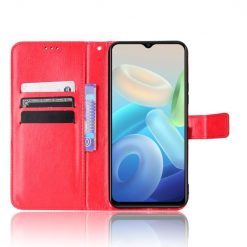 Peňaženkové puzdro Grand case červené – Vivo Y55 5G | Kryty na mobil Kryty na mobil | Peňaženkové puzdro Grand case červené – Vivo Y55 5G | Kryty na mobil
