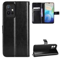 Kryty na mobil | Peňaženkové puzdro Grand case čierne – Vivo Y55 5G | Kryty na mobil